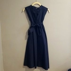 Navy Blue Day Dress